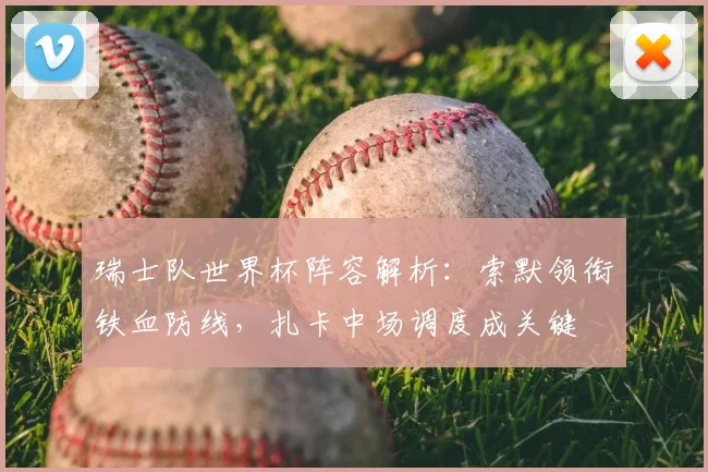 瑞士队世界杯阵容解析：索默领衔铁血防线，扎卡中场调度成关键